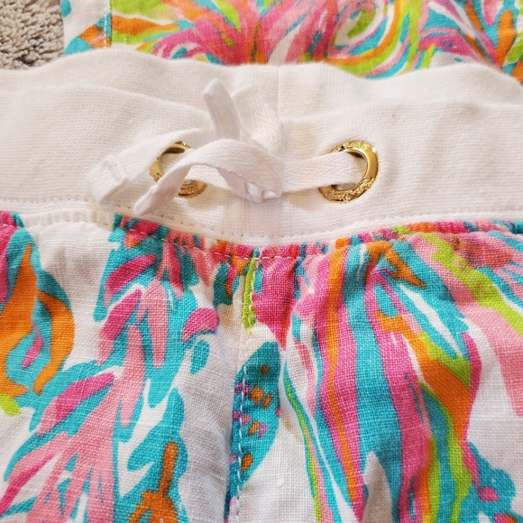 Lilly Pulitzer girls linen beach pants!! - Picture 3 of 4
